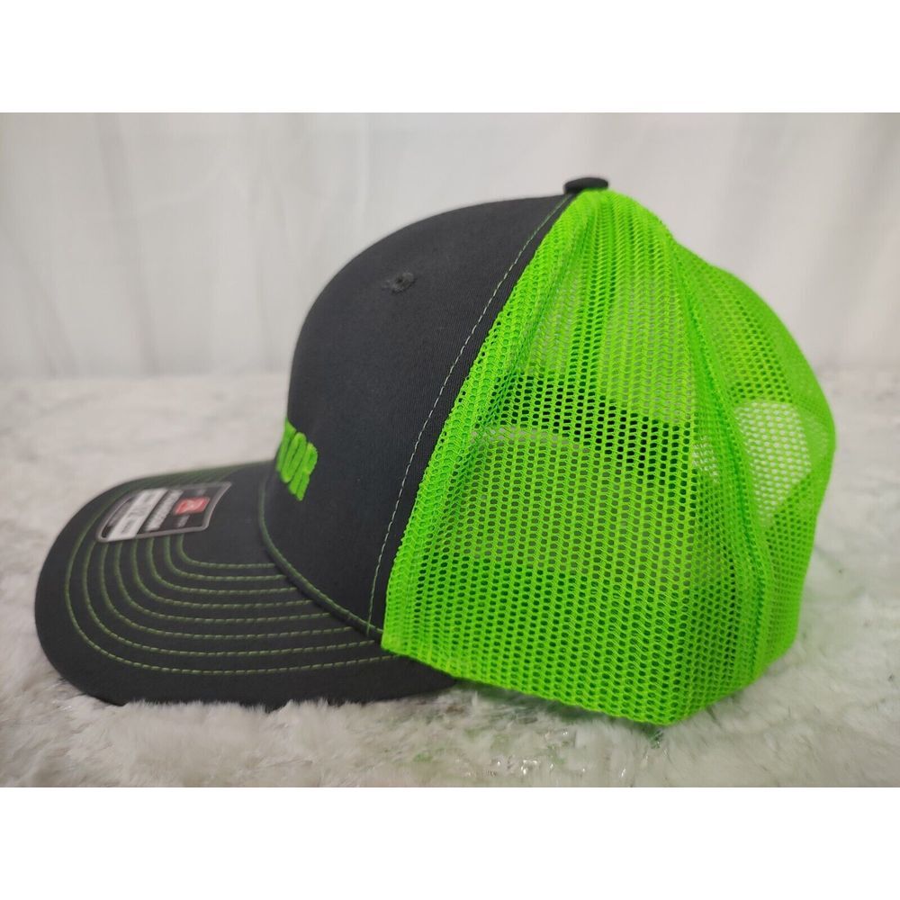New Richardson 112 Trucker Hat Cap Gray Green Adjustable Snapback Mesh Hunting - Picture 6 of 8